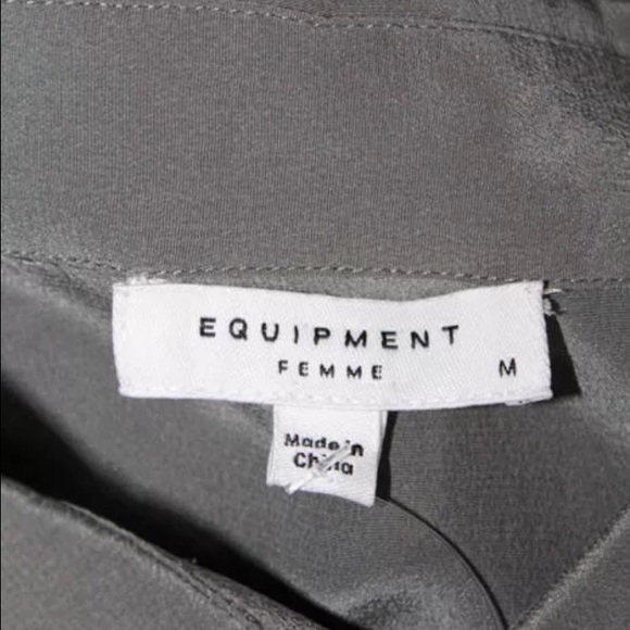 EQUIPMENT Tunic Blouse Sz M - Picture 3 of 4